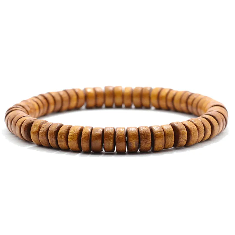Handmade Coconut Husk Wooden Bracelet