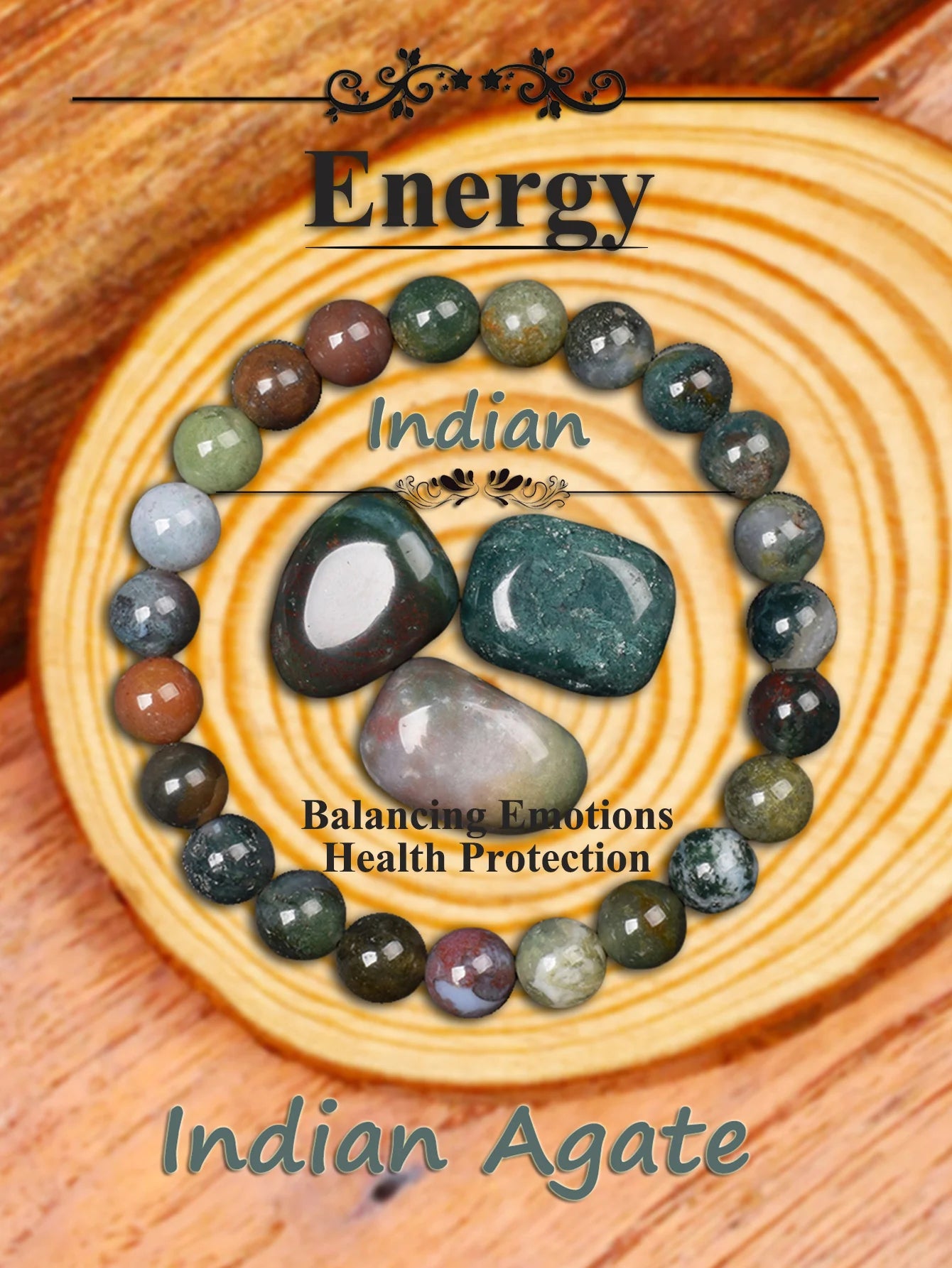 Handmade Natural Lapis Lazuli Stone Bracelet