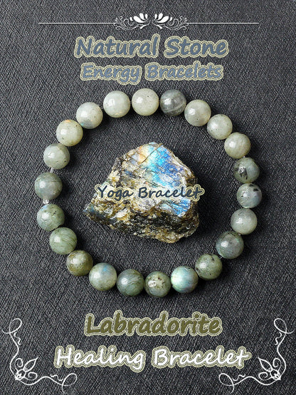 Amethyst Bead Bracelet