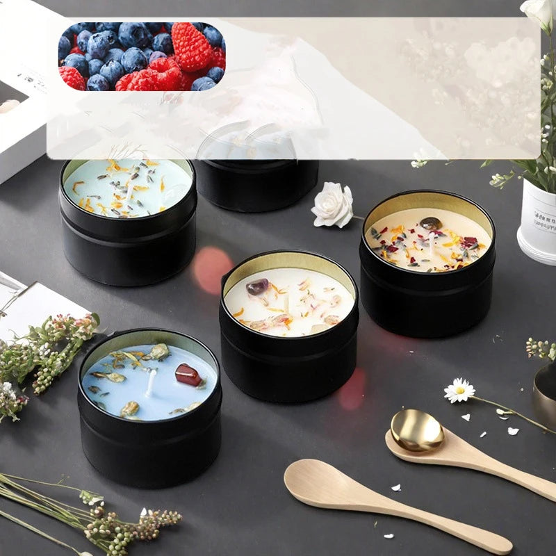 Wholesale Crystal & Dried Floral Scented Candle Set