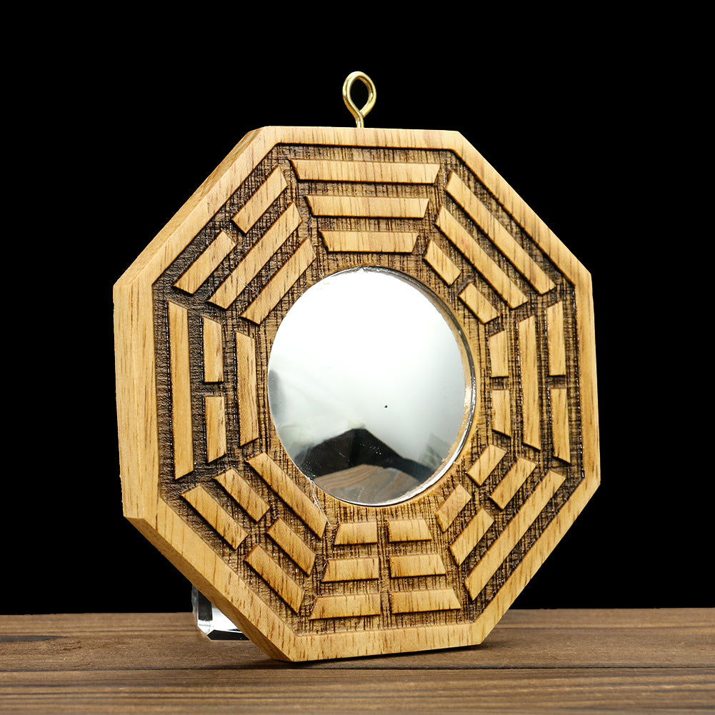 Retro Mahogany Bagua Mirror