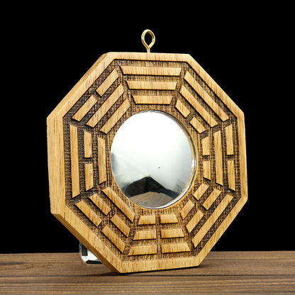 Retro Mahogany Bagua Mirror