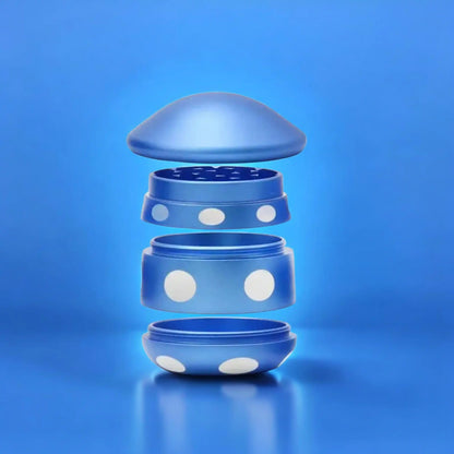 4-Layer Aluminum Mushroom Herb Grinder (63mm/2.5-inch)