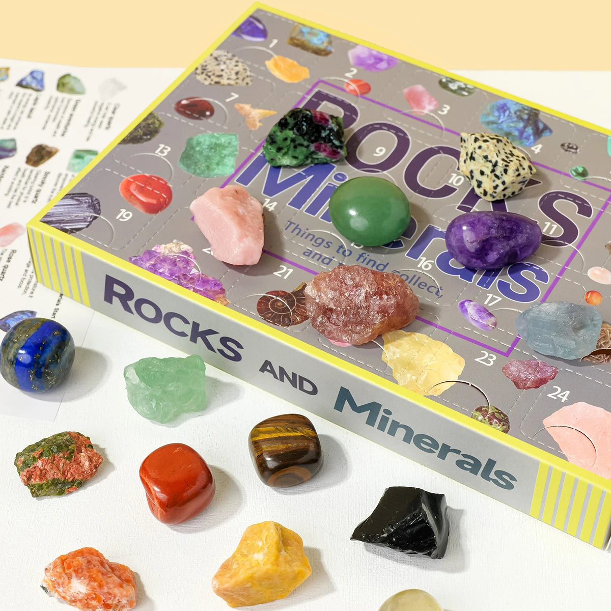 24-Piece Natural Crystal Specimen Gift Box