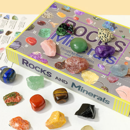 24-Piece Natural Crystal Specimen Gift Box