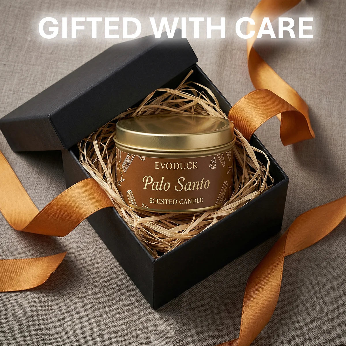 Premium Palo Santo Scented Crystal Energy Candle