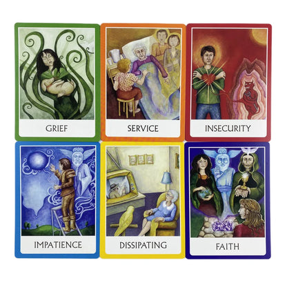 Chakra Wisdom Oracle Cards (49-Card English Visions Divination Edition)