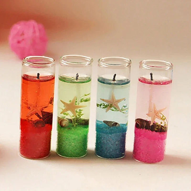 Aromatherapy Smokeless Ocean Shell Scented Jelly Candle