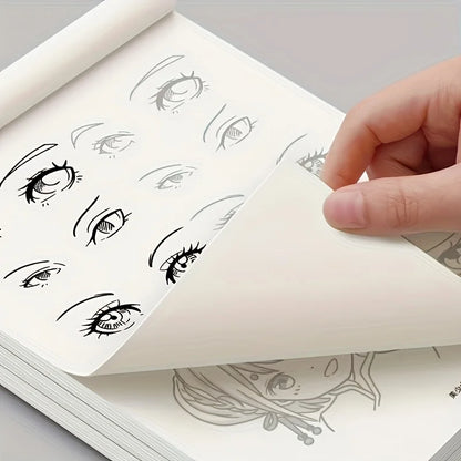 Anime Character Line Art Drawing Book
