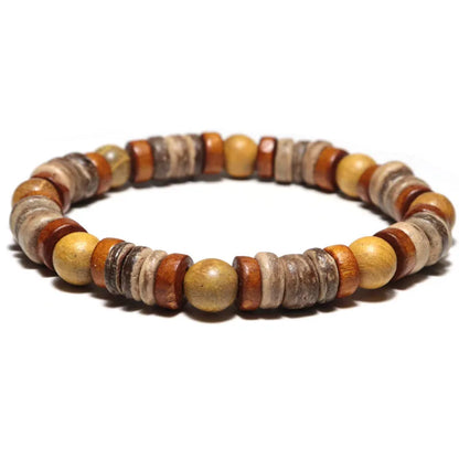 Handmade Coconut Husk Wooden Bracelet