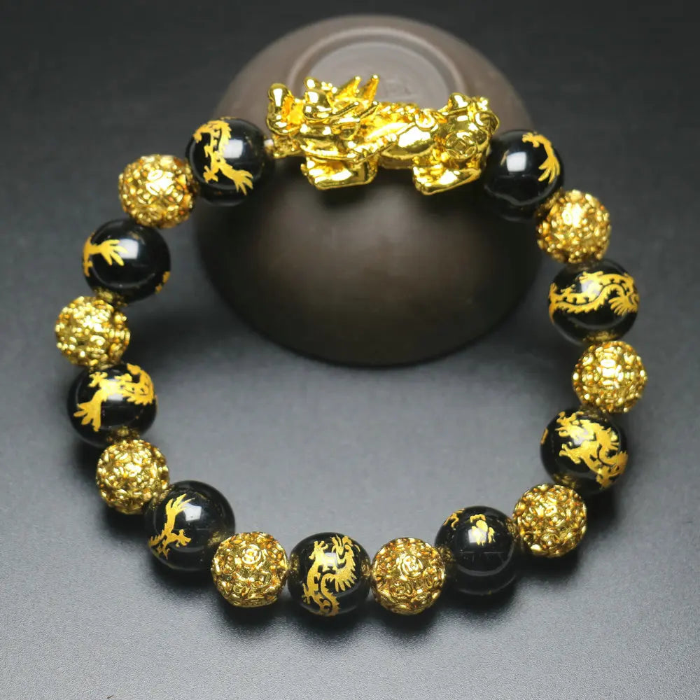 Feng Shui Five Elements Pixiu Wealth Bracelet