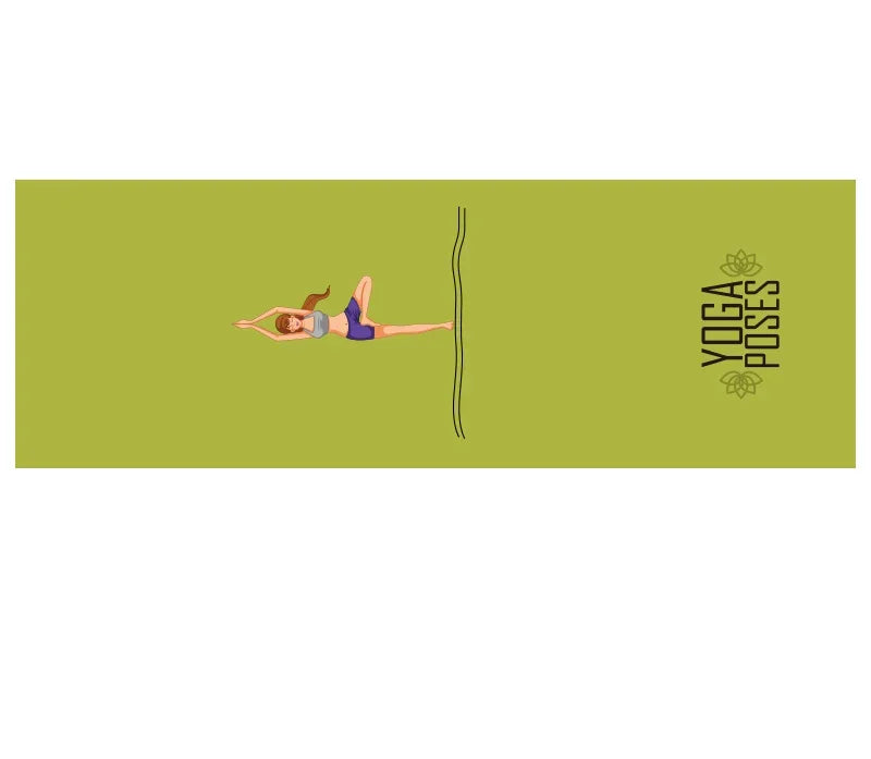Printed Hot Yoga Mat Towel (185 x 63 cm)
