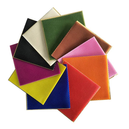 20 x 20cm Multi-Color Craft Beeswax Sheet Set