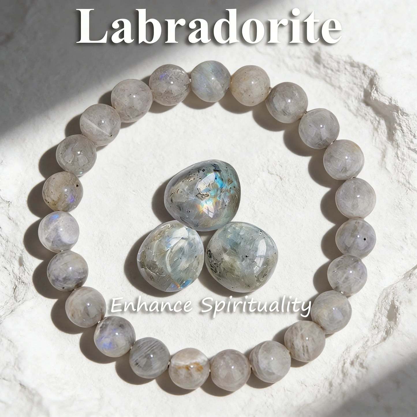 Natural Sodalite Stone Beaded Bracelet