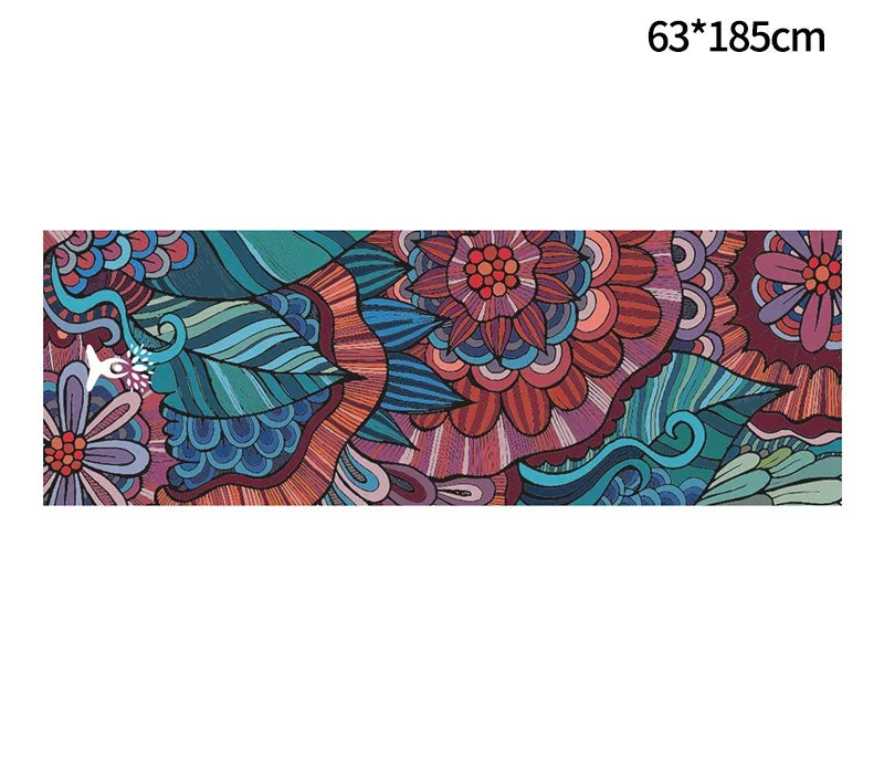 Printed Hot Yoga Mat Towel (185 x 63 cm)
