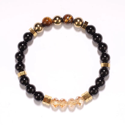 Exquisite Summer Hematite and Pyrite Money Magnet Bracelet