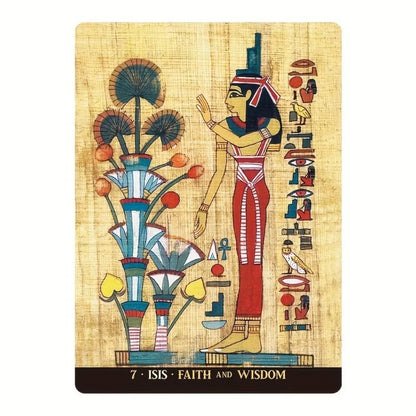 Egyptian Gods Oracle Cards (12.6 x 8.9 cm)