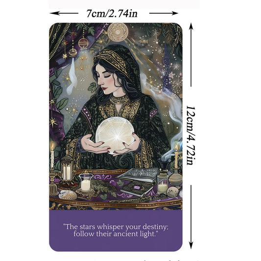 Watercolor Fortune Teller Oracle Cards (70 x 120mm)