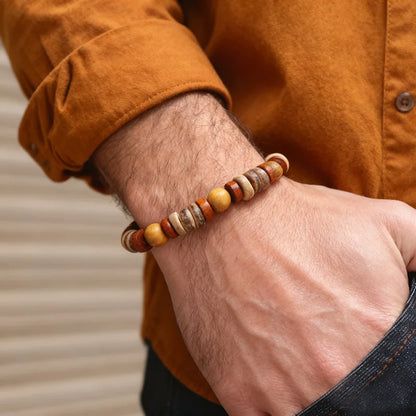Handmade Coconut Husk Wooden Bracelet