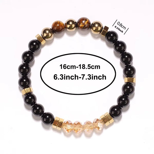 Exquisite Summer Hematite and Pyrite Money Magnet Bracelet