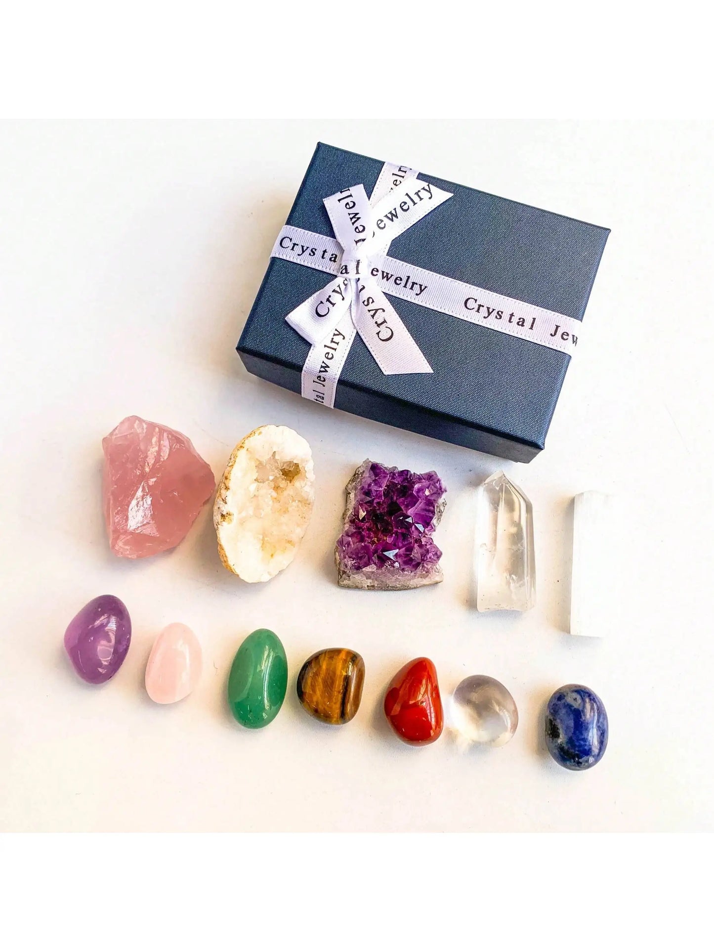 Natural Crystal Chakra & Healing Set