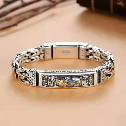 Rotatable Pixiu Charm Bracelet