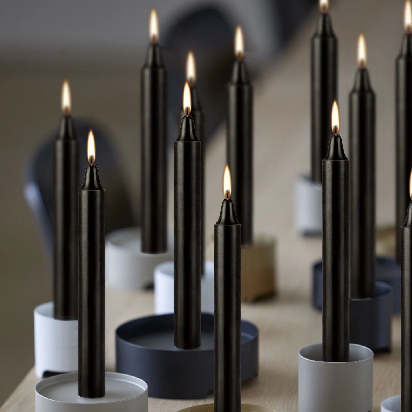 12-Piece Black Small Rod Wax Set