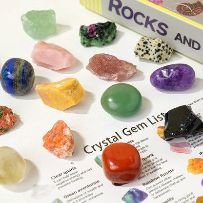 24-Piece Natural Crystal Specimen Gift Box