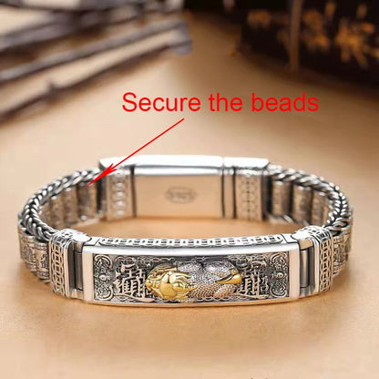 Rotatable Pixiu Charm Bracelet