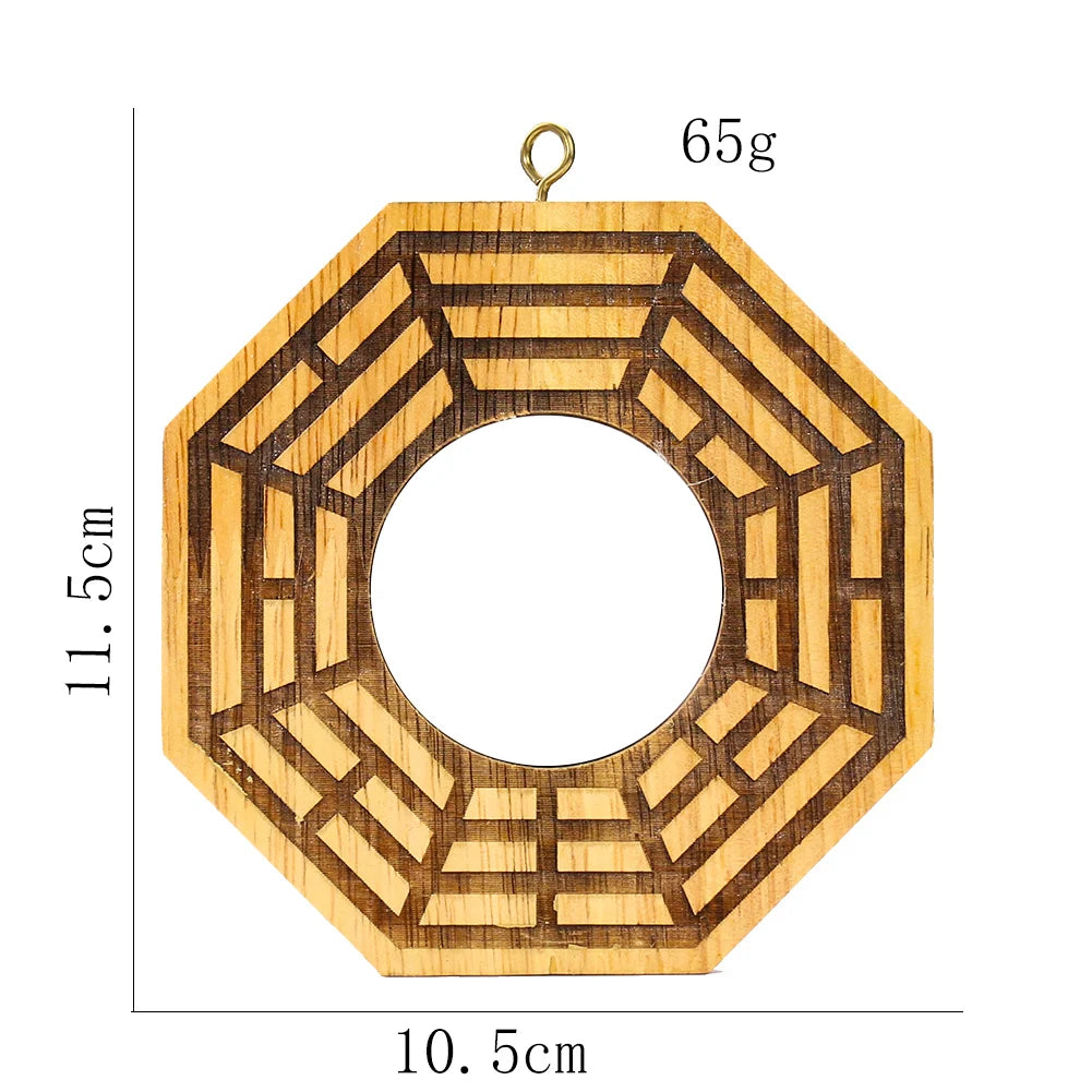 Retro Mahogany Bagua Mirror