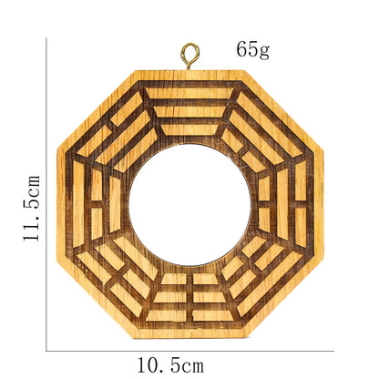 Retro Mahogany Bagua Mirror