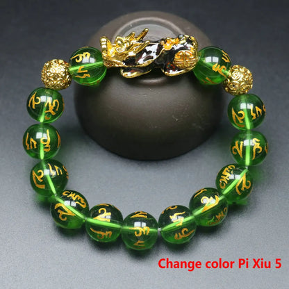 Feng Shui Five Elements Pixiu Wealth Bracelet