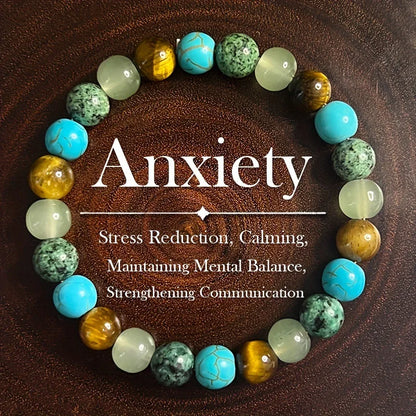 Natural Stone Symbolic Beaded Bracelet Collection