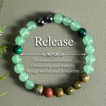 Natural Stone Symbolic Beaded Bracelet Collection