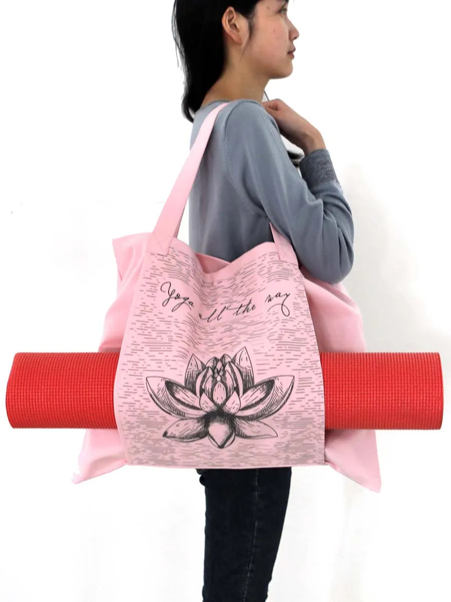 Durable Canvas Cotton Yoga Mat Bag