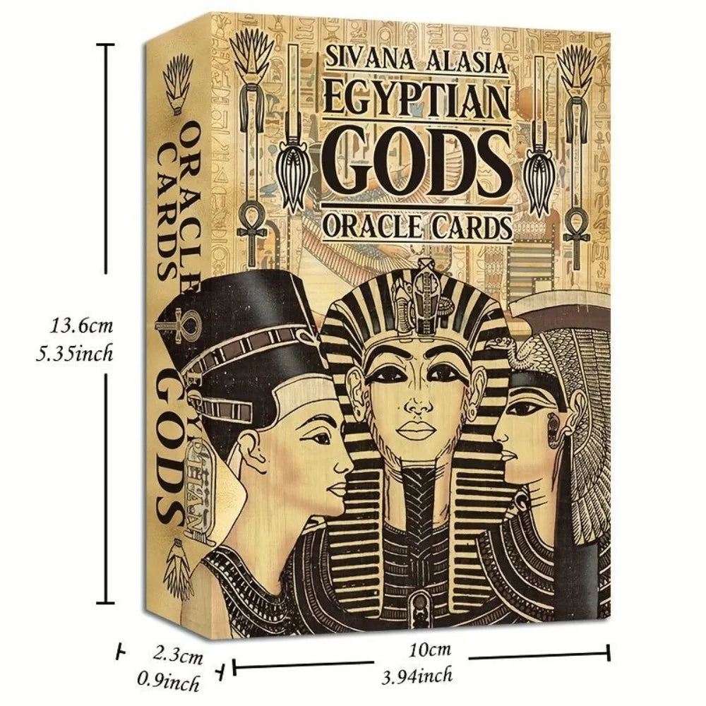 Egyptian Gods Oracle Cards (12.6 x 8.9 cm)