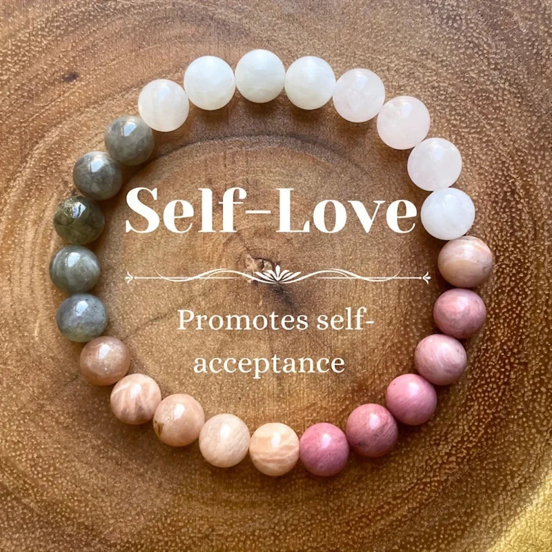 Natural Stone Symbolic Beaded Bracelet Collection