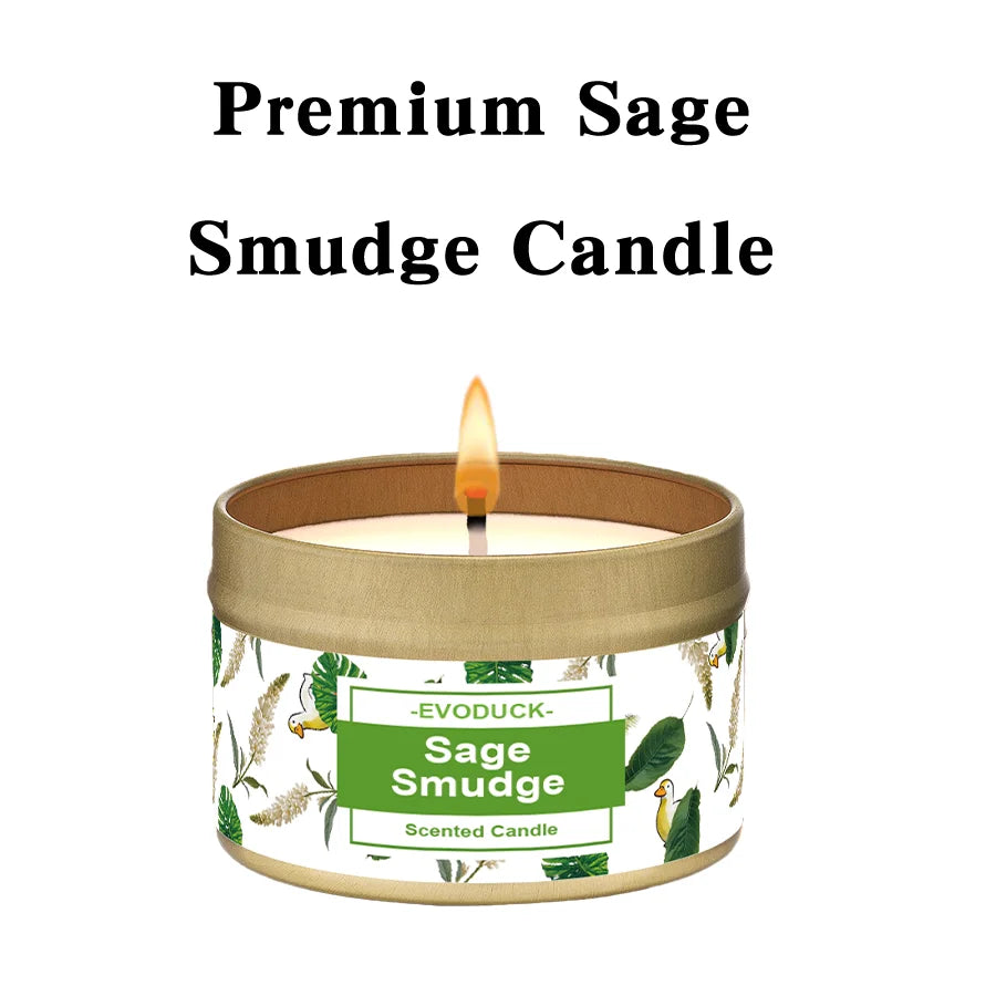 Premium Palo Santo Scented Crystal Energy Candle