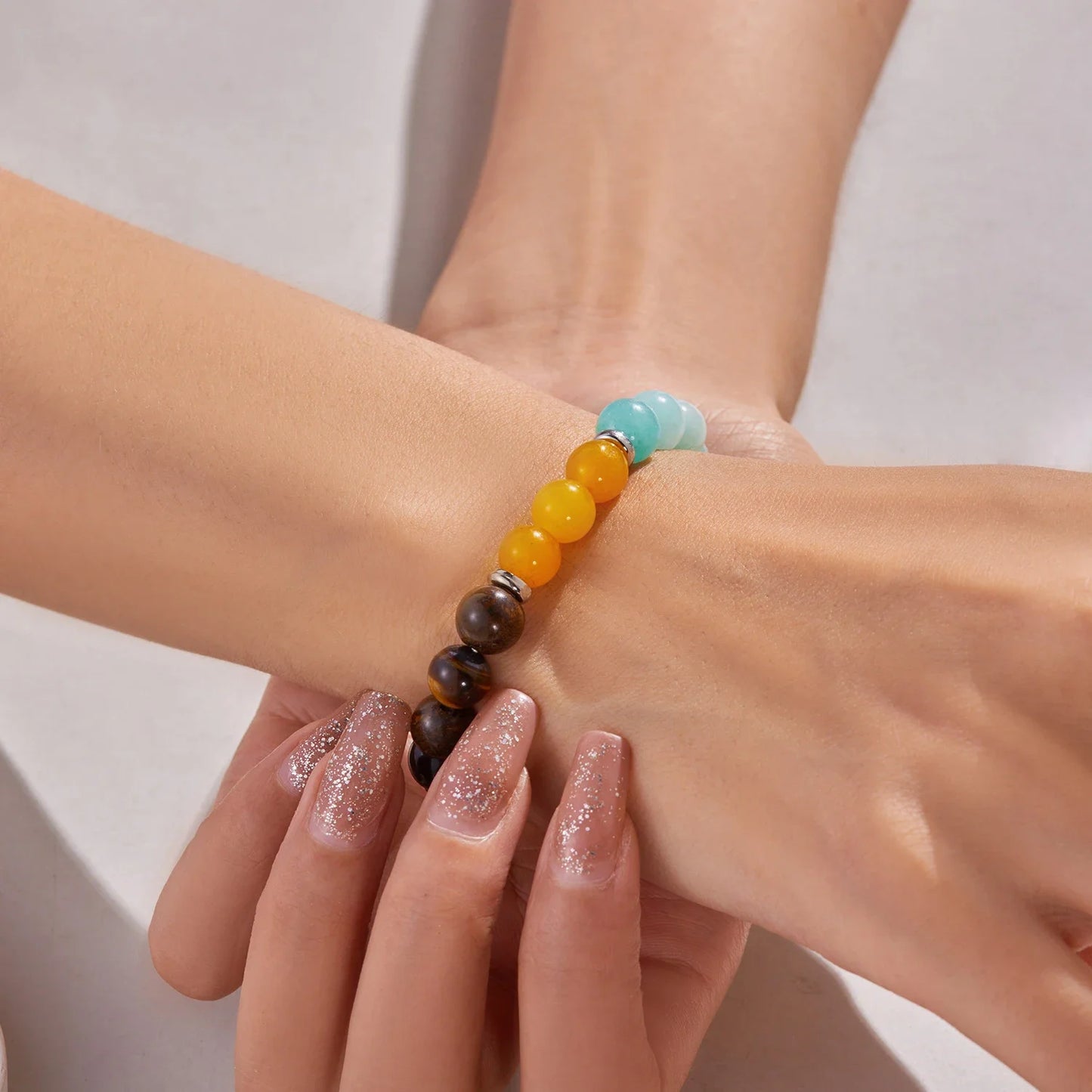 Natural Stone Symbolic Beaded Bracelet Collection