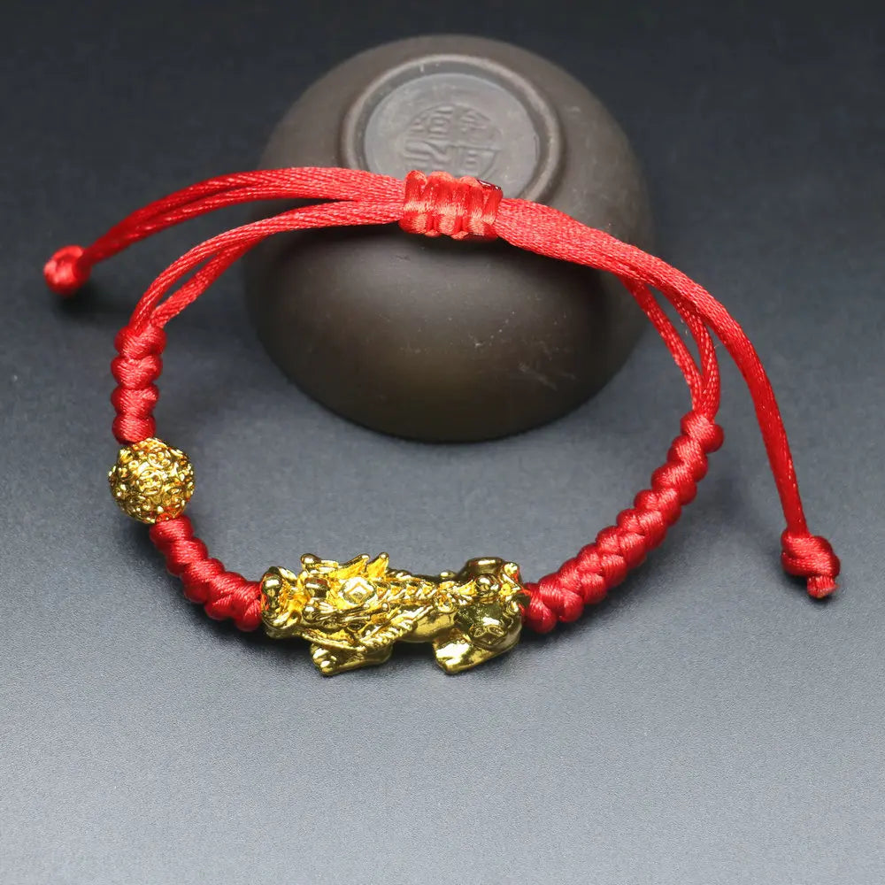 Feng Shui Five Elements Pixiu Wealth Bracelet
