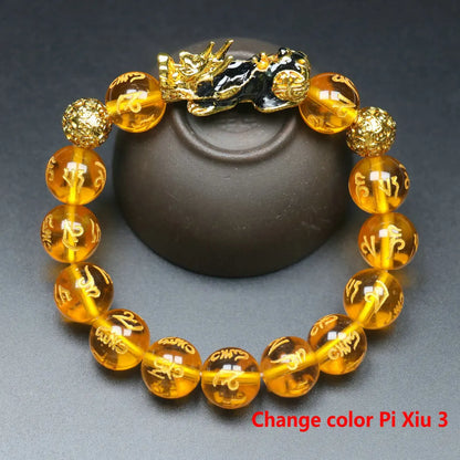 Feng Shui Five Elements Pixiu Wealth Bracelet