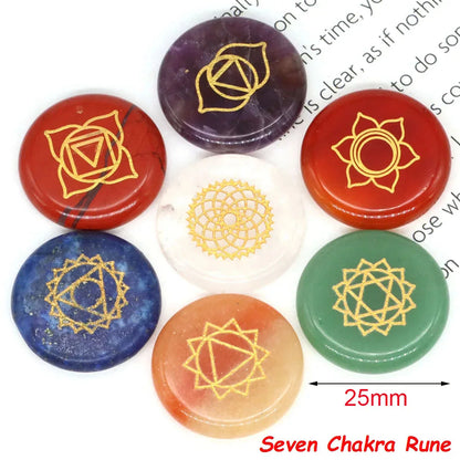 7 Chakra Platonic Sacred Stones Set