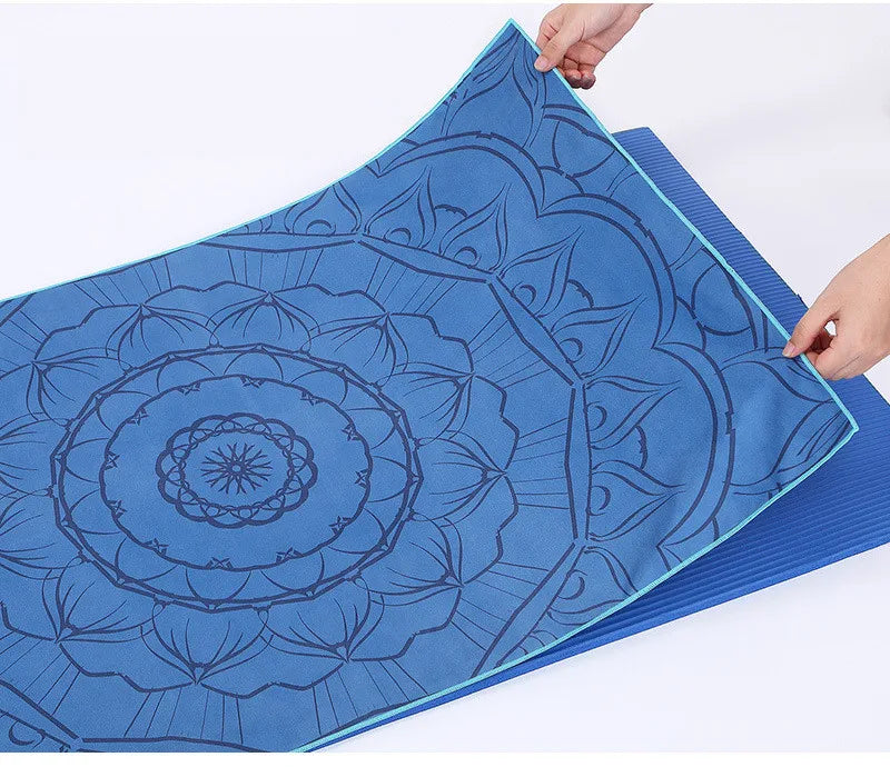 Printed Hot Yoga Mat Towel (185 x 63 cm)