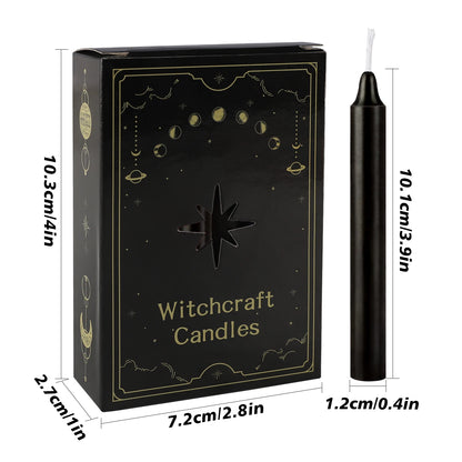 12-Piece Black Small Rod Wax Set