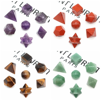 7 Chakra Platonic Sacred Stones Set