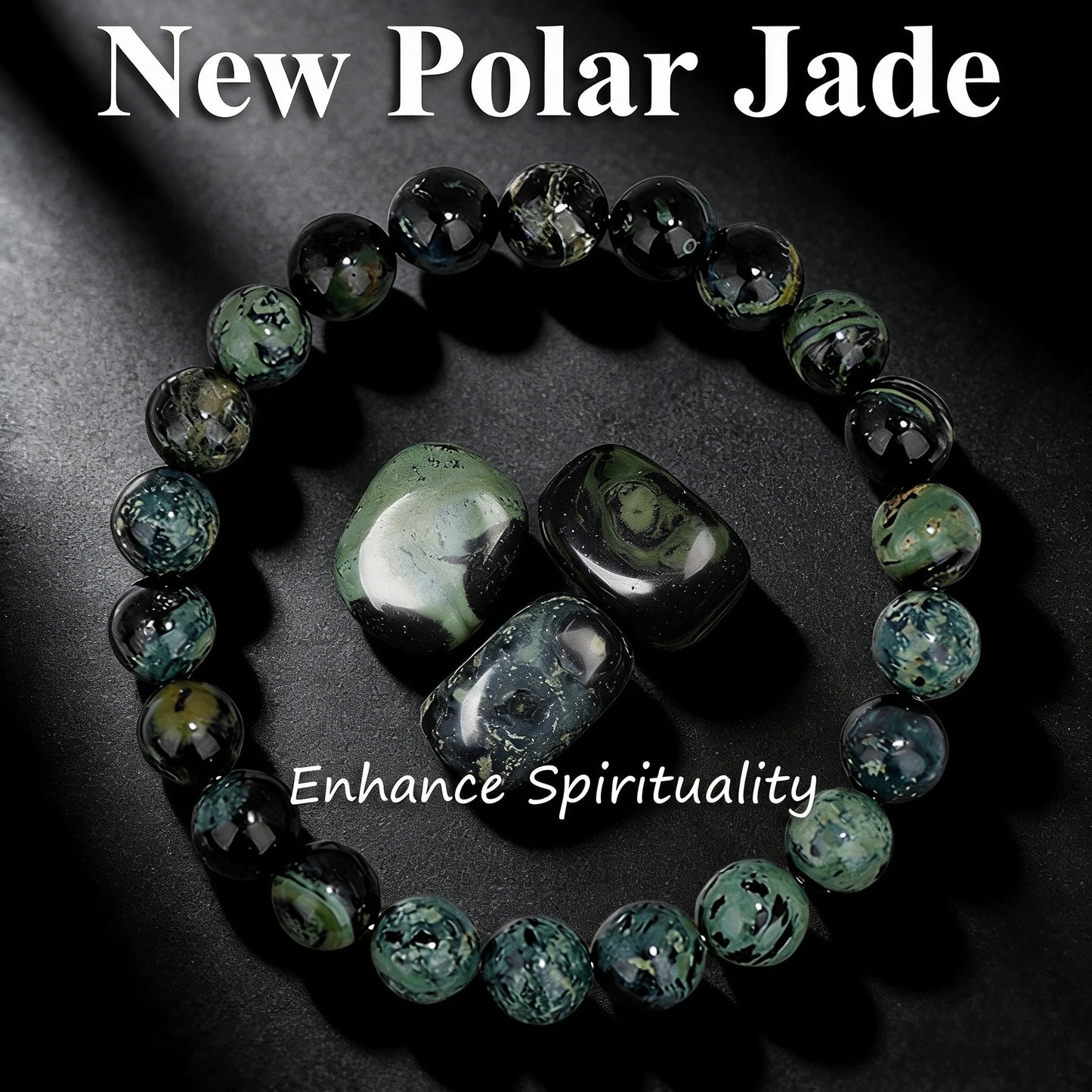 Natural Sodalite Stone Beaded Bracelet