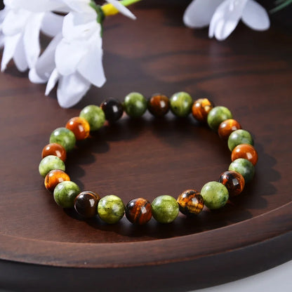 Natural Stone Symbolic Beaded Bracelet Collection