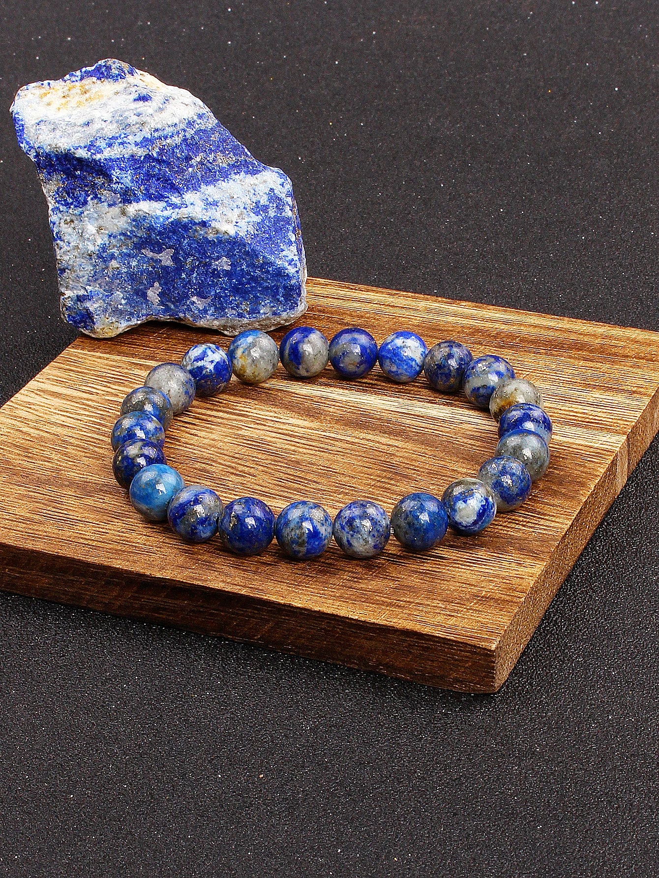 Handmade Natural Lapis Lazuli Stone Bracelet