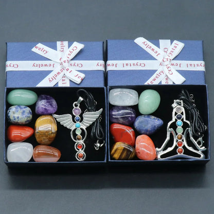 8/14-Piece Natural Crystal Stone Set