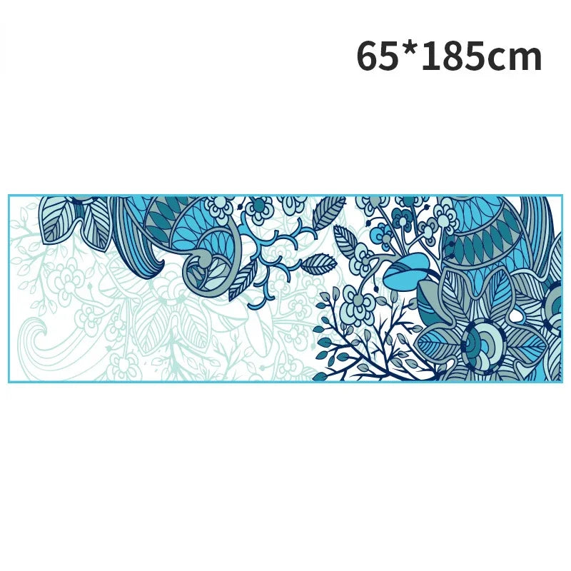 Printed Hot Yoga Mat Towel (185 x 63 cm)